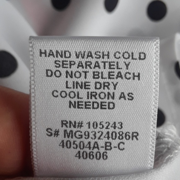 Bobeau sleeveless polka dot tunic L - Picture 6 of 6